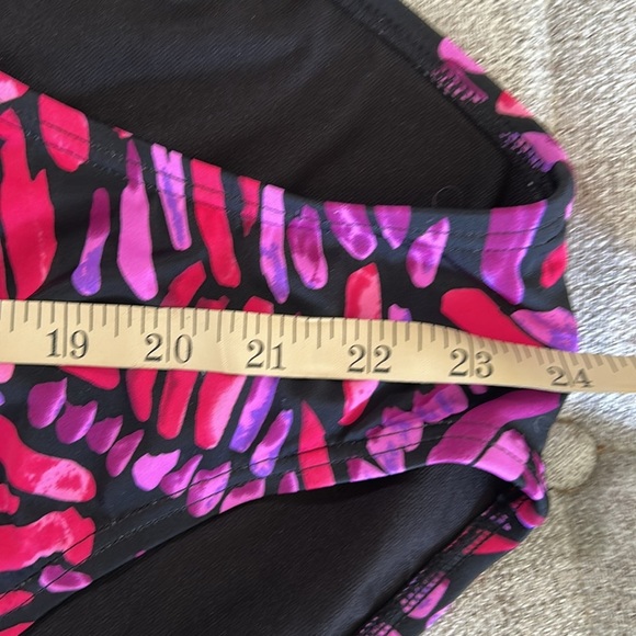 SHORE CLUB ONE PIECE BATHING SUIT PINK AND VIOLET SIZE 16 - Picture 14 of 14